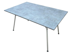Isabella Dining table grey 90 x 160 cm