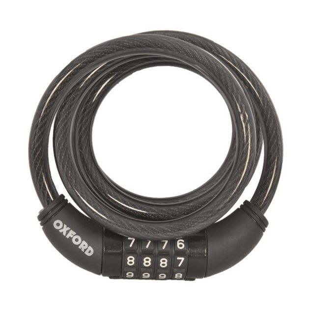 SAS Combi 10mm Coil Cable Lock 1.5