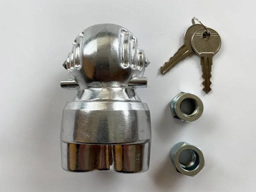 Milenco Ball Type Hitchlock with Security Nuts