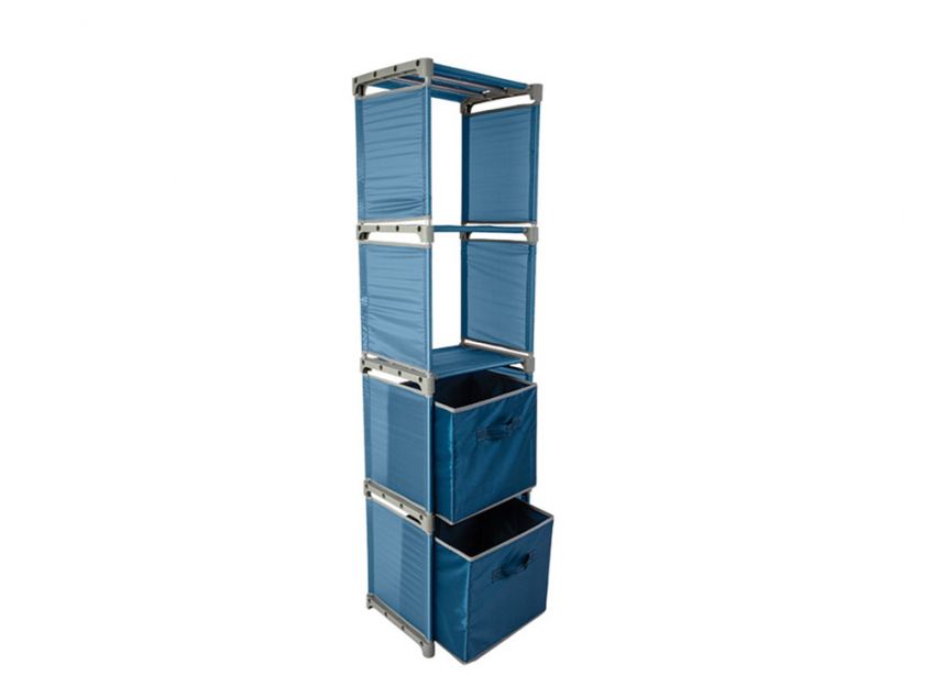 Quest Pack Away Shelf Unit with 2 Storage Boxes