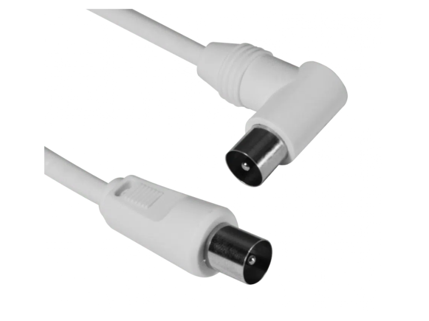 2M Coax Flylead with Right Angled Connector