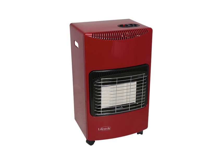 Quest Large Gas Cabinet Heater - Red