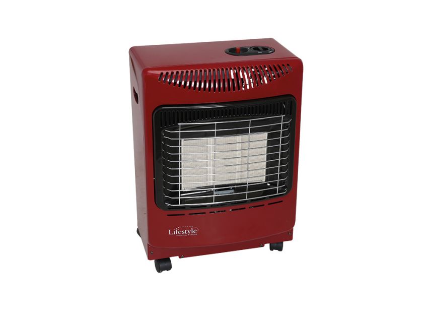 Quest Small Gas Cabinet Heater - Red
