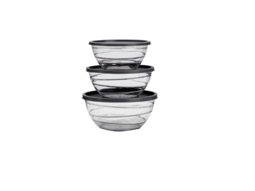 3PC ACRYLIC CONTAINER SET