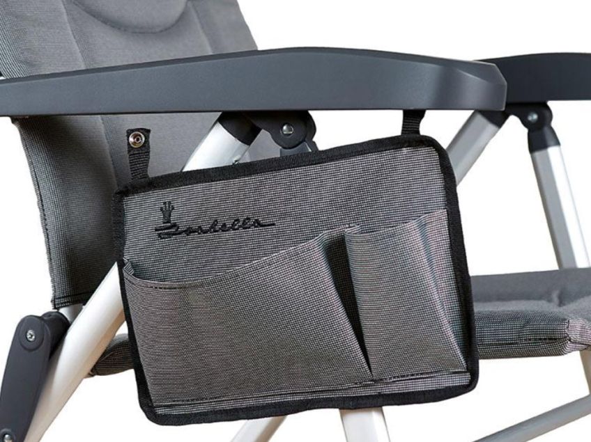 Isabella Chair Side Pocket Light Grey