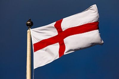 St. George Cross Flag Lge