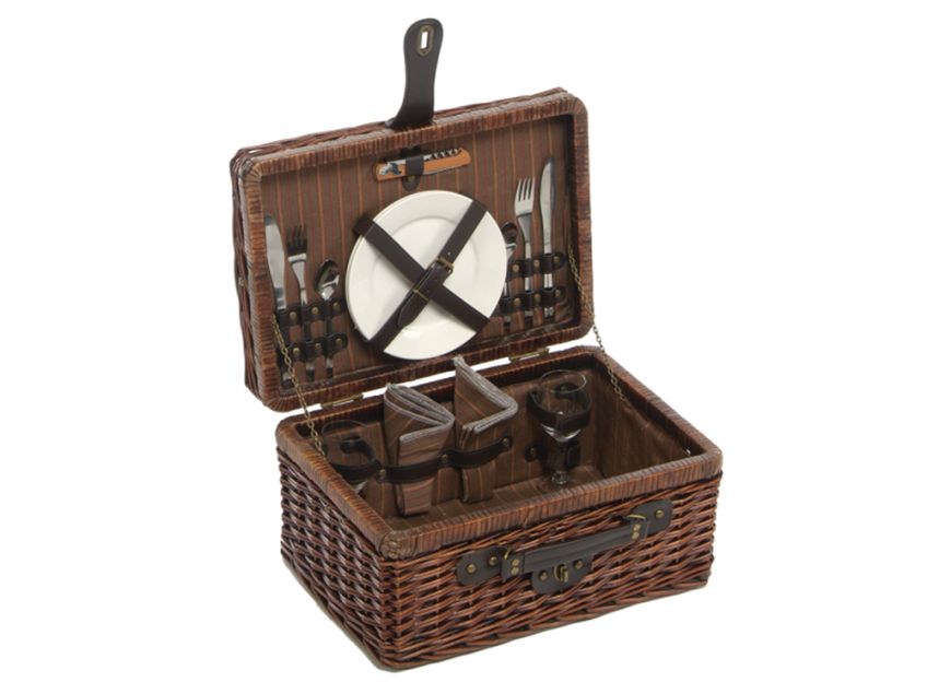 Romantic Willow Picnic Basket