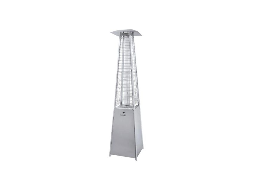 Tahiti II Stainless Steel Pyramid Flame Heater