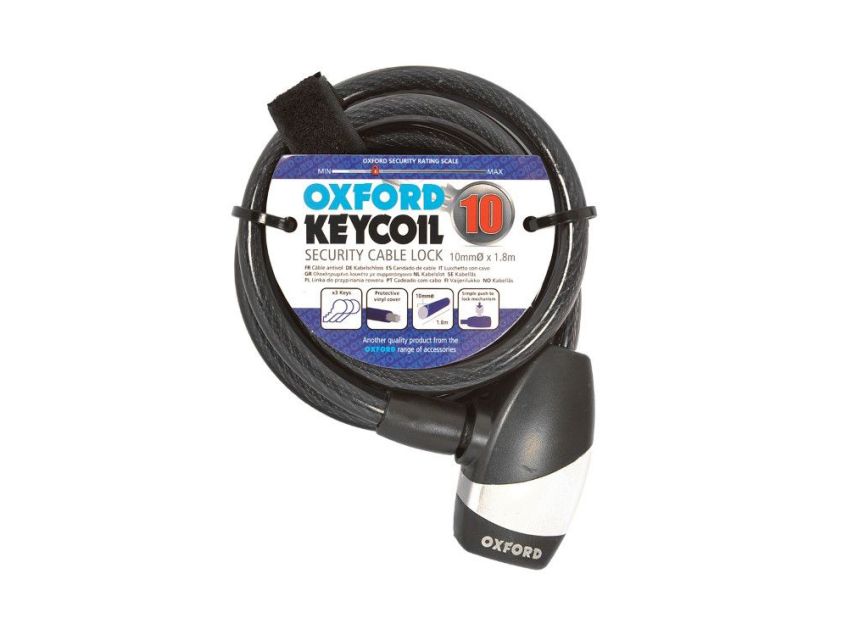 SAS Keyed 10mm Cable Lock 1.8mtr