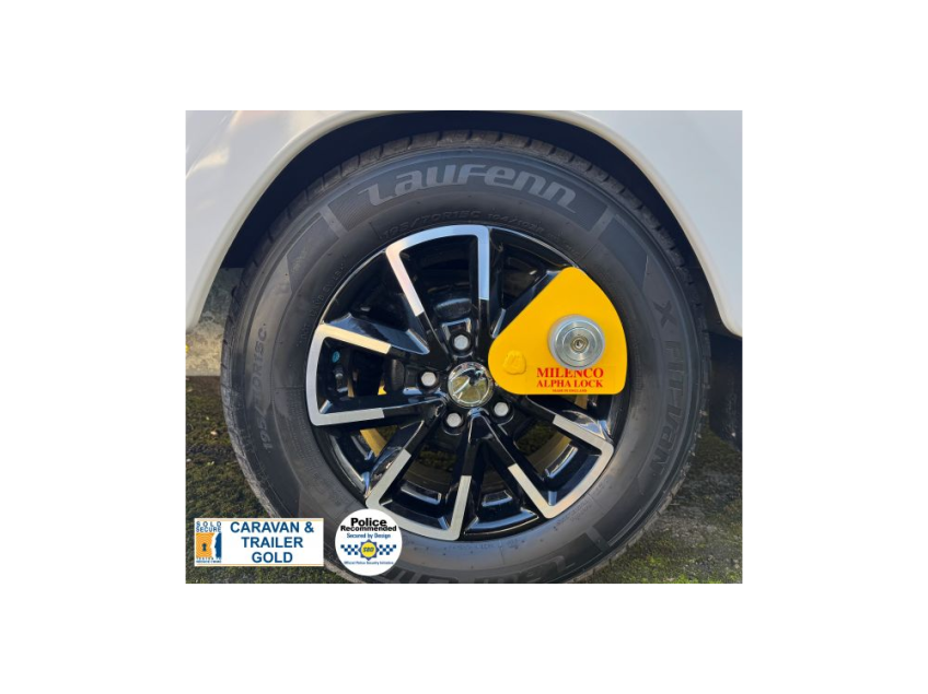 Milenco Alpha Gold Wheel Lock