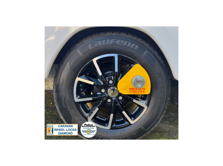 Milenco Alpha Diamond Wheel Lock