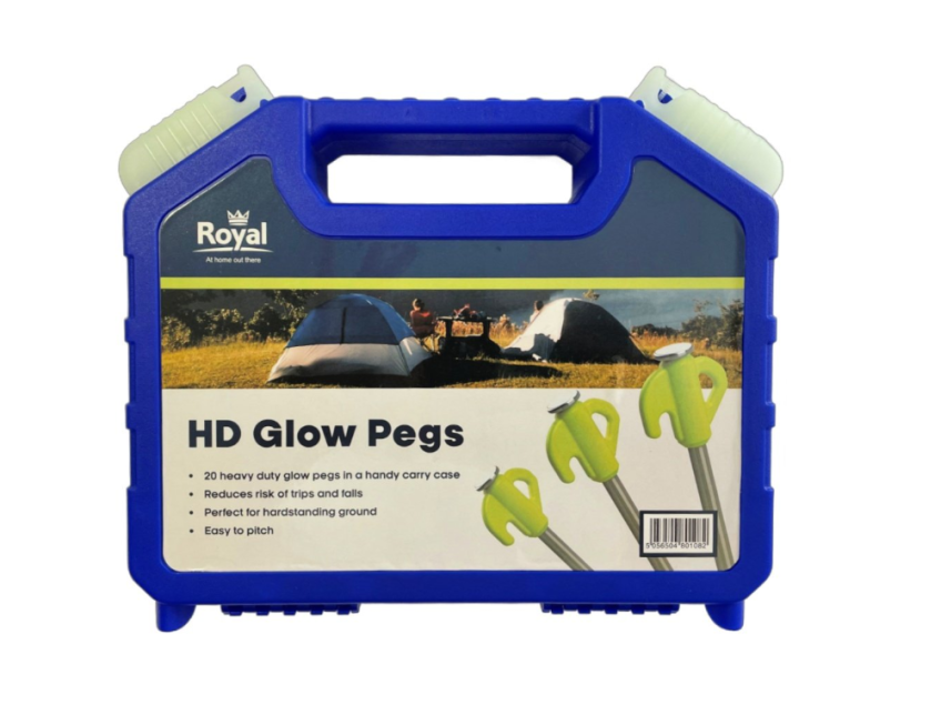 Royal Leisure Heavy Duty Glow Peg Case (20)