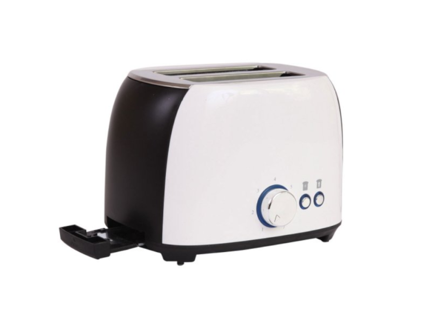 Powerpart 2 Slice Toaster - White