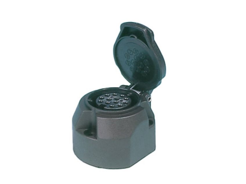 Black 13 Pin Socket