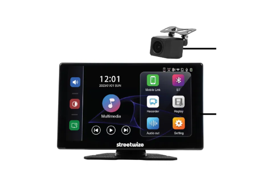  9" FreePlay Car Display Unit with Rear Camera
