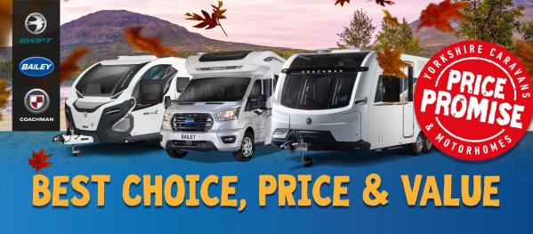 Price Promise on Caravans & Motorhomes