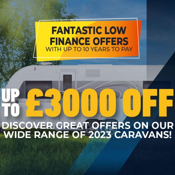 Bailey Caravans and Swift 2023 Models - Up to £3000 OFF!