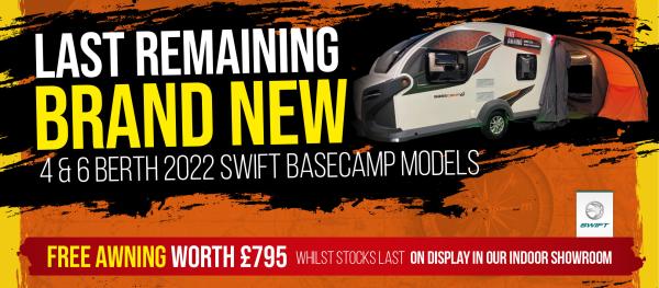 Basecamp Caravans - 2022 Models last few with FREE awning