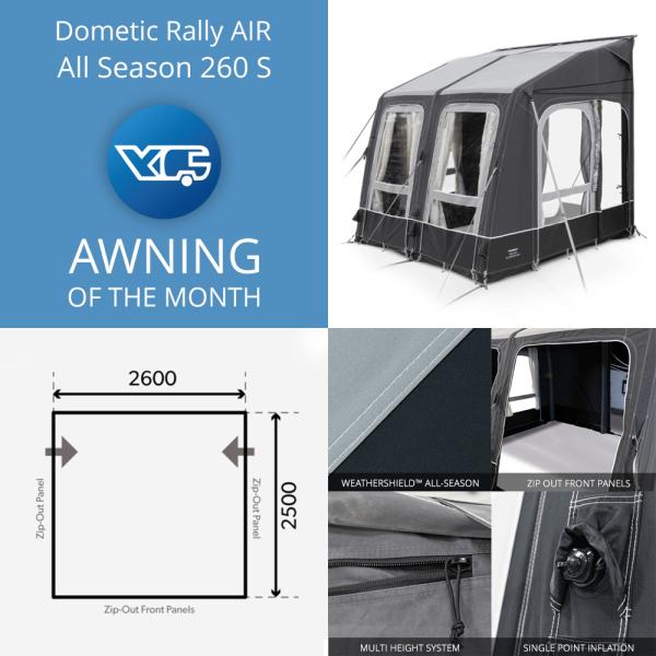 Dometic Rally AIR All Season 260 S - October Awning of the Month