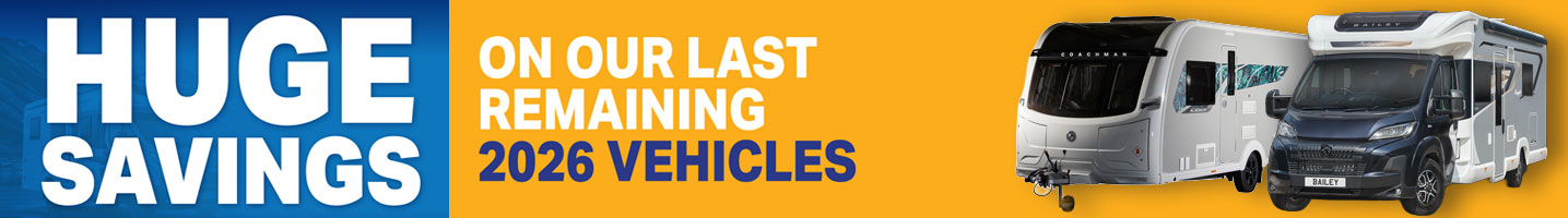 Huge Savings - 2026 Caravan & Motorhome Sale Huge Savings - 2026 Caravan & Motorhome Sale
