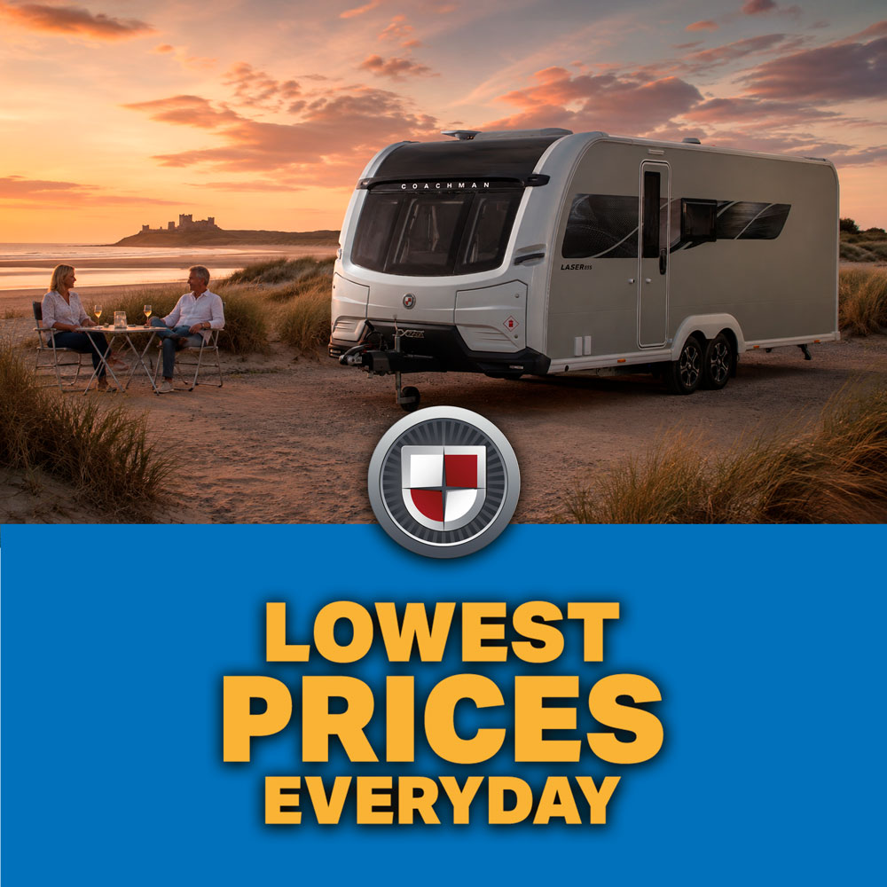 Lowest Prices Everyday on Coachman Caravans