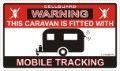 W4 Caravan Tracking Sticker