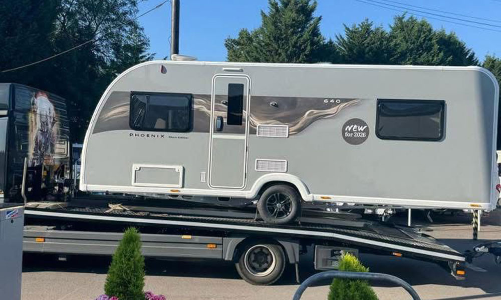 2026 Caravan Models - Bailey Black Edition arriving on-site