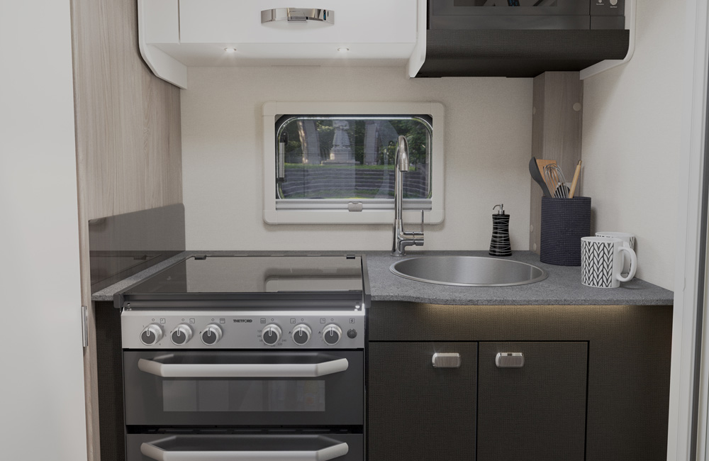 Swift Caravan - Kitchen
