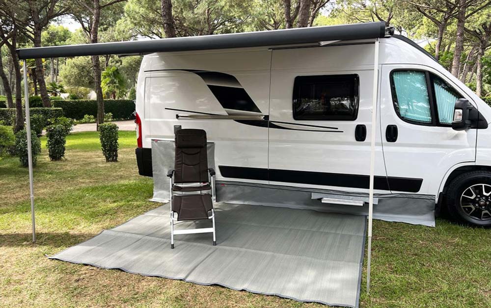 Carpet Under Campervan Canopy
